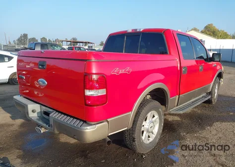 2004 Ford F-150 Fx4/Lariat/Xlt from USA, damaged, VIN 1FTPW14544KB76763